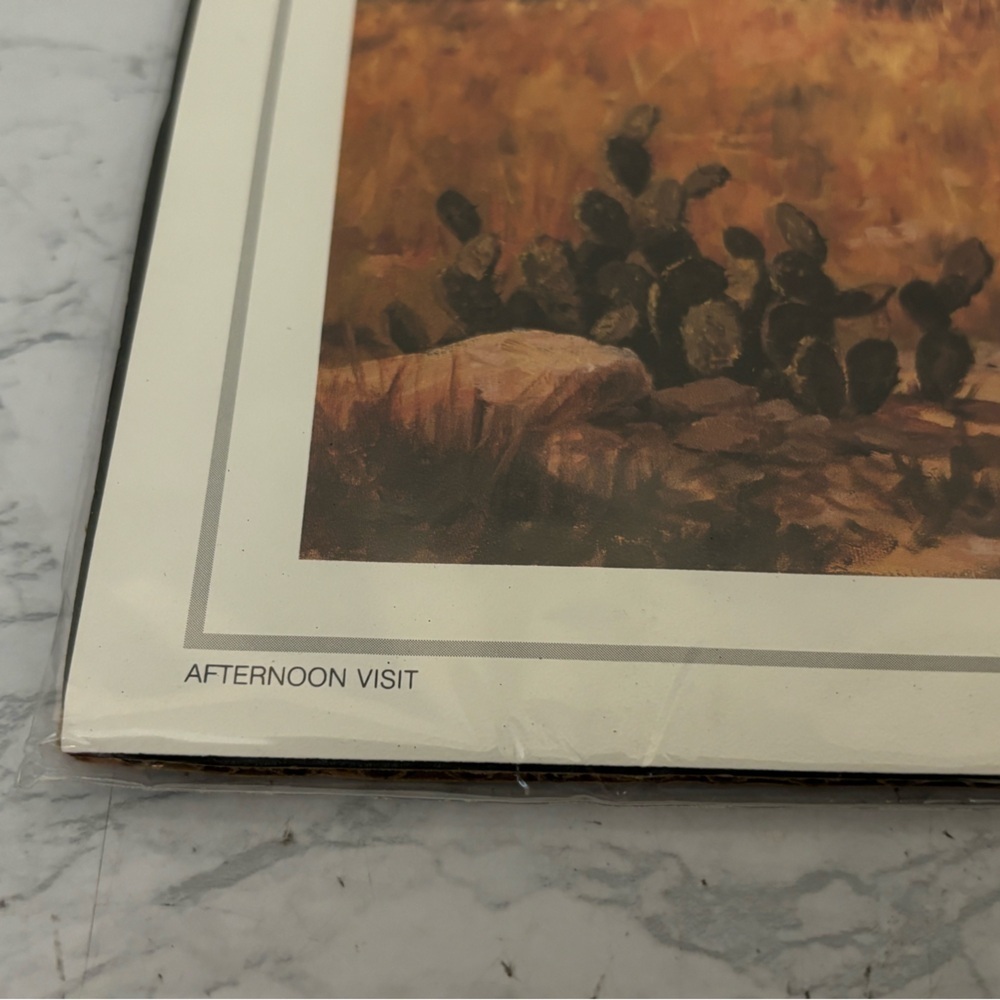 Reprint Painting By Gary Lynn Roberts 14x11 Afternoon Visit​​​ - Picture 2 of 5
